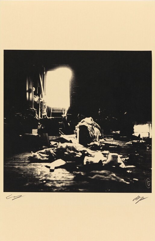 Cy Twombly_Robert Rauschenberg combine material Fulton St