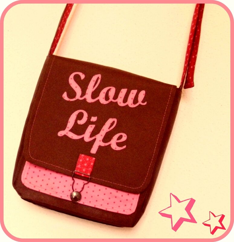 Mini besace Slow life Fév 14