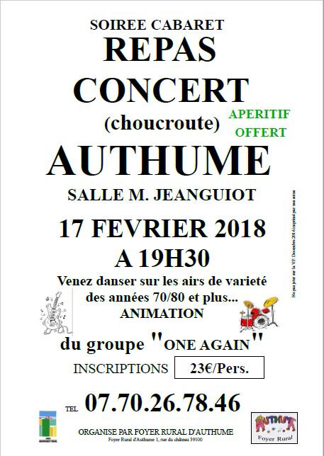 Repas concert 20180217