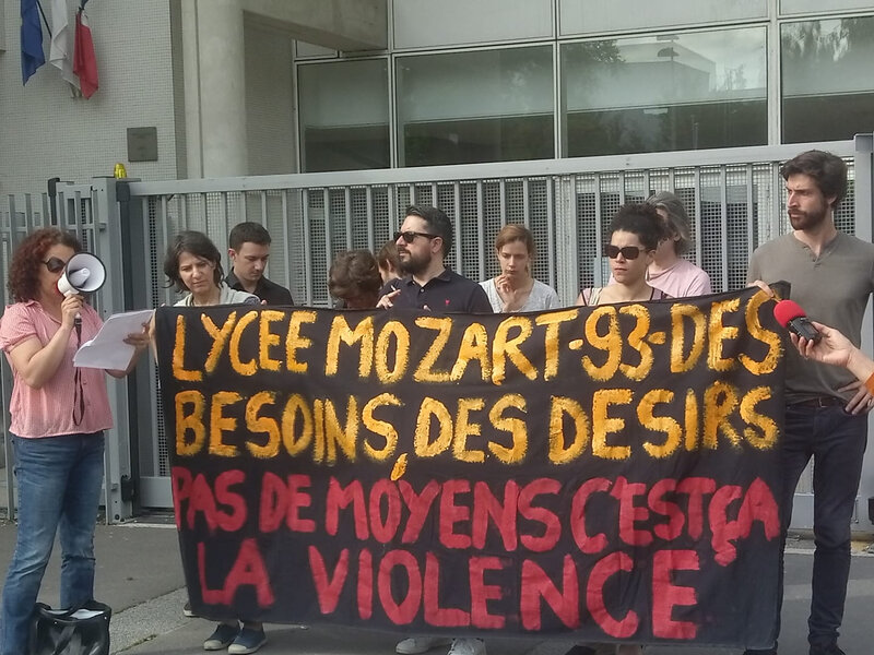 lycée mozart en lutte