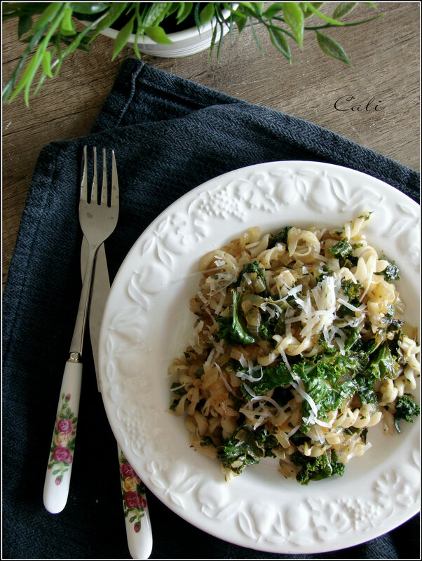 Fusilli au Kale & au Pistou 001