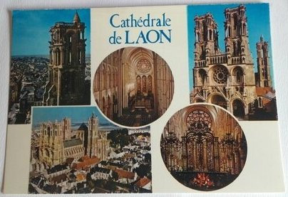 Laon - cathé&drale Notre Dame 9929 Ecrite