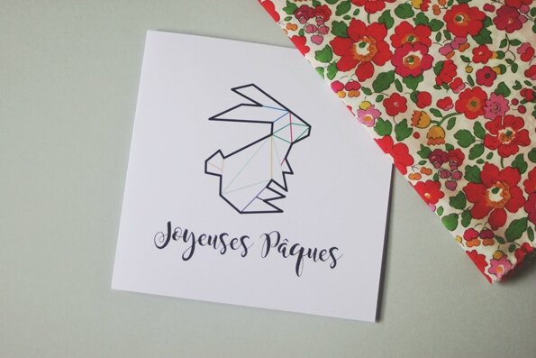 carte_lapin_de_paques_origami_couleur