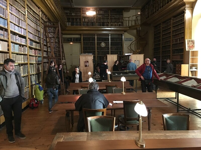 tournage série TV les Témoins Avranches 19 mars 2016 le fonds ancien hotel de ville mairie