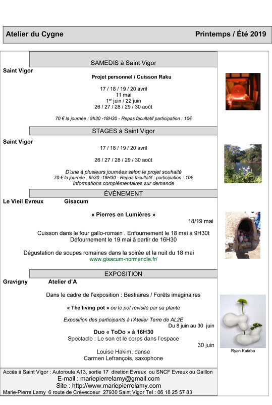 Atelier du Cygne PRTPS - ETÉ 2019