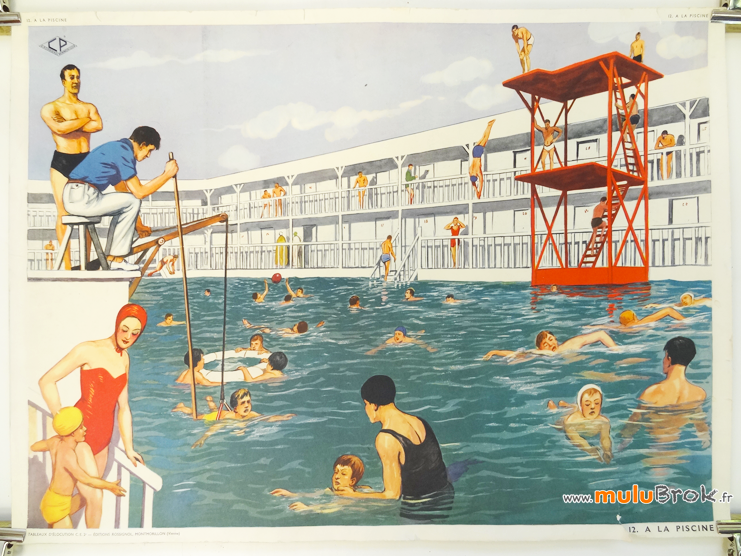 Affiche-A-LA-PISCINE-1-Rossignol-muluBrok-Vintage