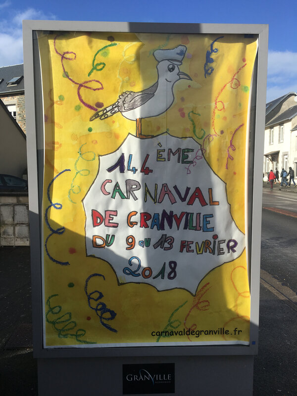 Carnaval Granville Manche 2017 affiche visuel