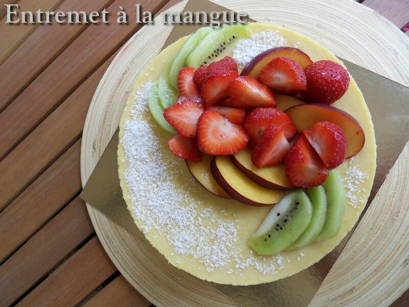 entremet à la mangue1