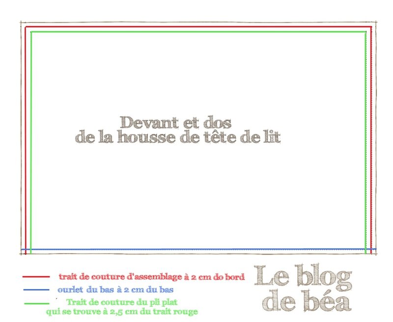 Housse de tête de lit 