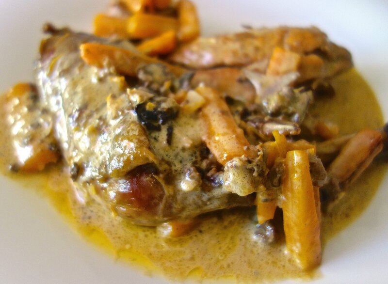 fricassée de pintade au marsala et à la sauge