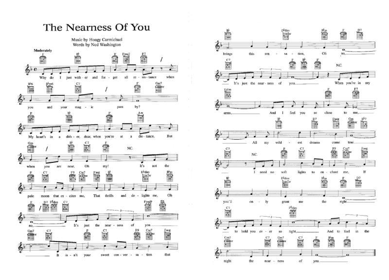 The Nearness of you - Partition