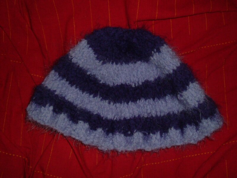Bonnet Violet ( tout doux )