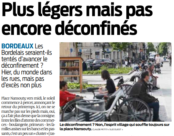 2020 05 04 SO Plus légers mais pas encore déconfinés
