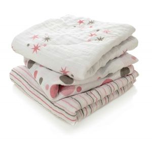 aden-et-anais-langes-bebe-lot-de-3-pink