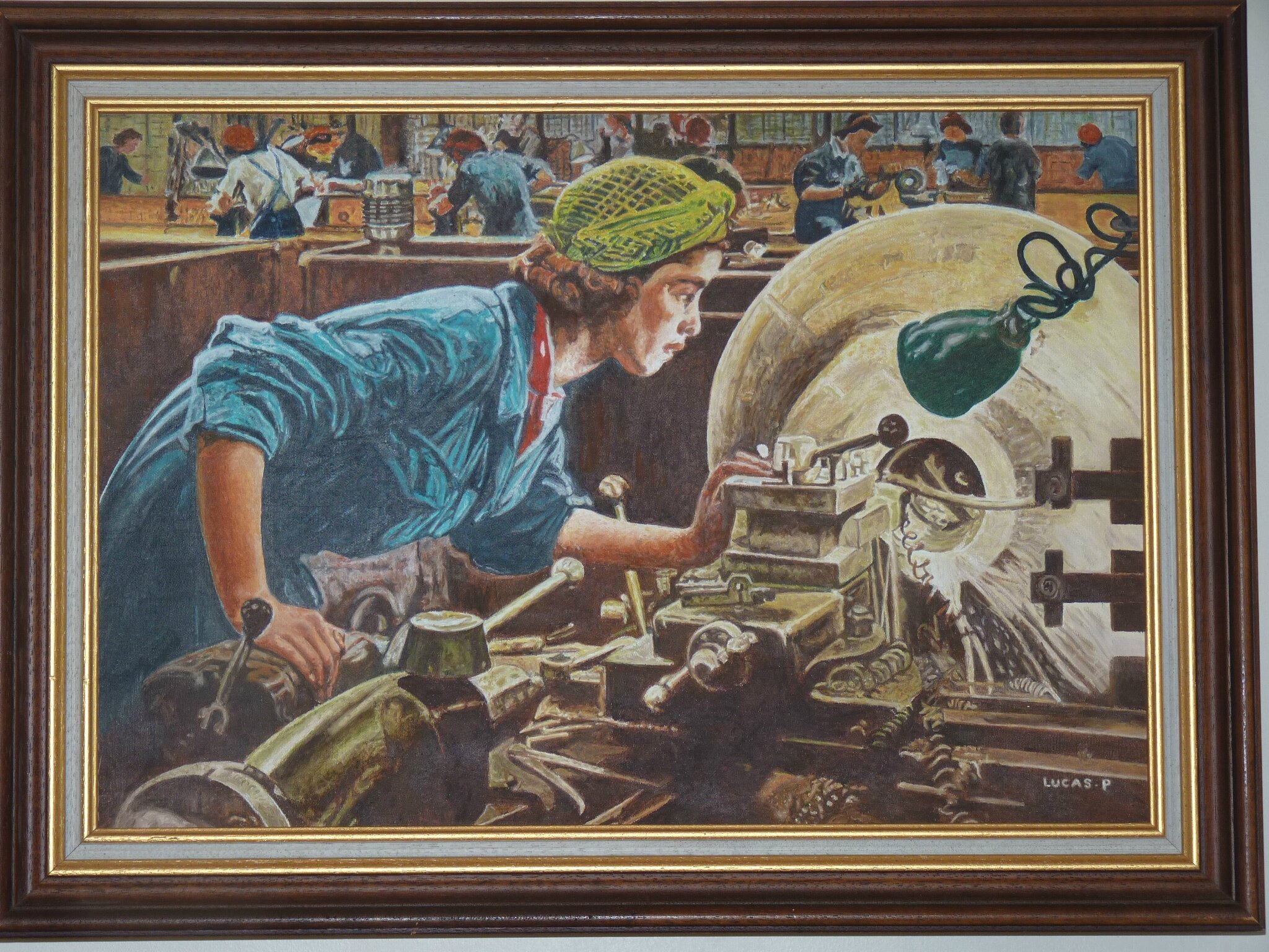Travail de la femme dans l'industrie de P. Lucas