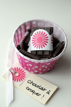 cadeau gourmand mini tablettes de chocolat blog chez requia