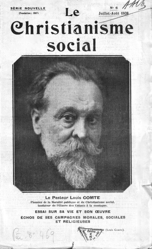 pasteur Louis Comte 1926