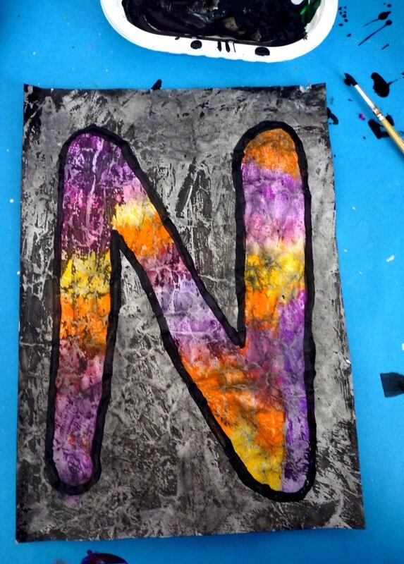 Lettres façon BATIK (77)