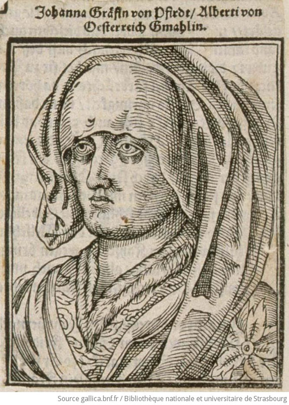 Portrait Jeanne de Ferette (1324-1353)