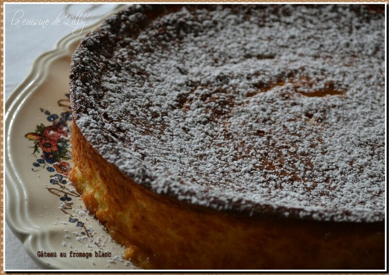 gâteau au fromage blanc sans pâte