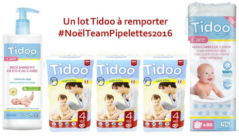 Concours Tidoo #NoëlTeamPipelettes2016