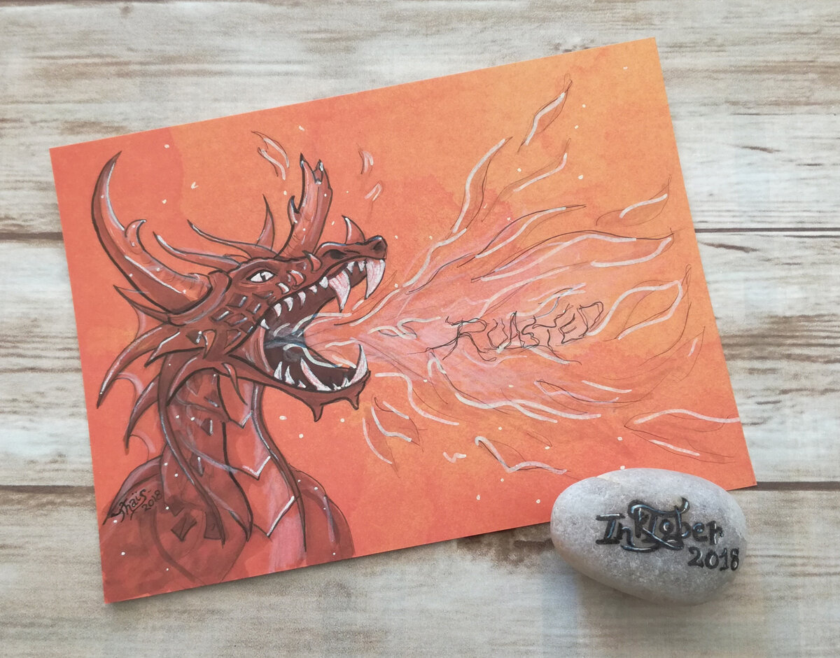 inktober 2018 : roasted 