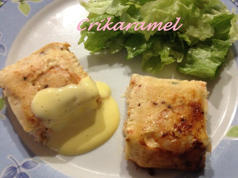 Terrine de saumon aux crevettes et au comté CRIKARAMEL