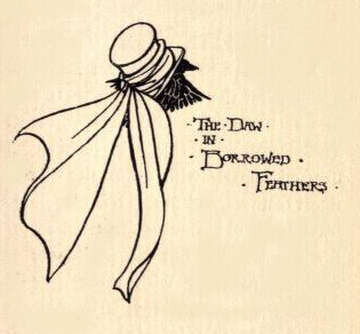 the-daw-in-borrowed-feathers-charles-robinson-title
