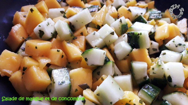 0805 Salade de mangue et concombre 3