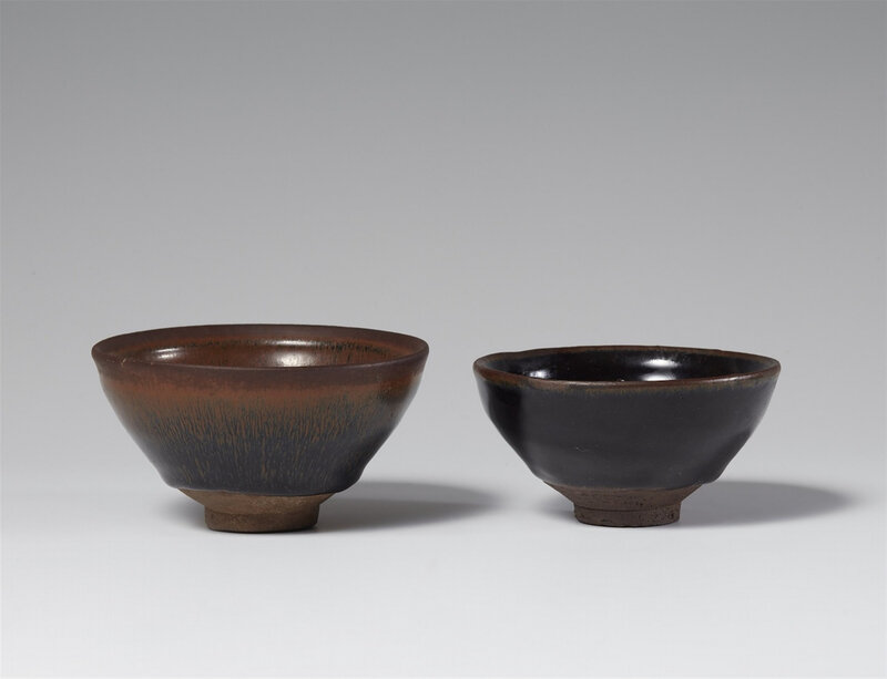 Two Jianyao bowls, Song dynasty (907-1279)