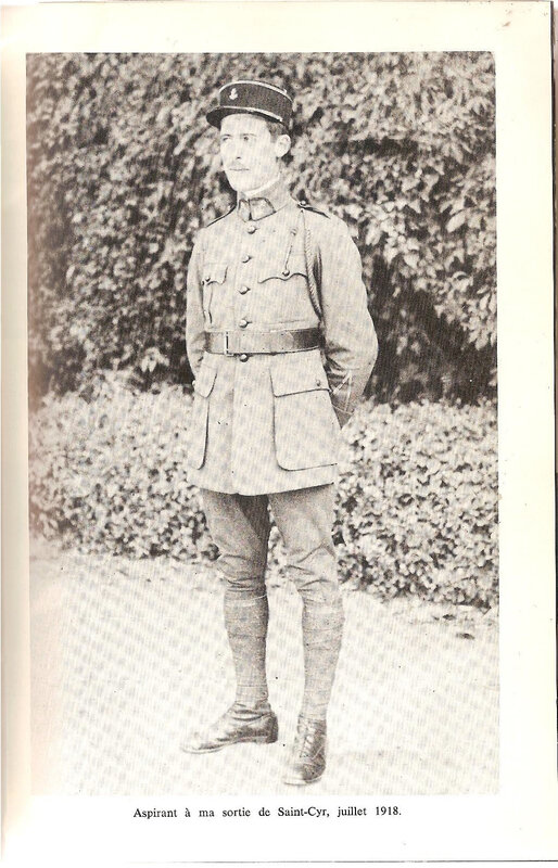 1918 07 aspirant SALAN sortie Saint-Cyr