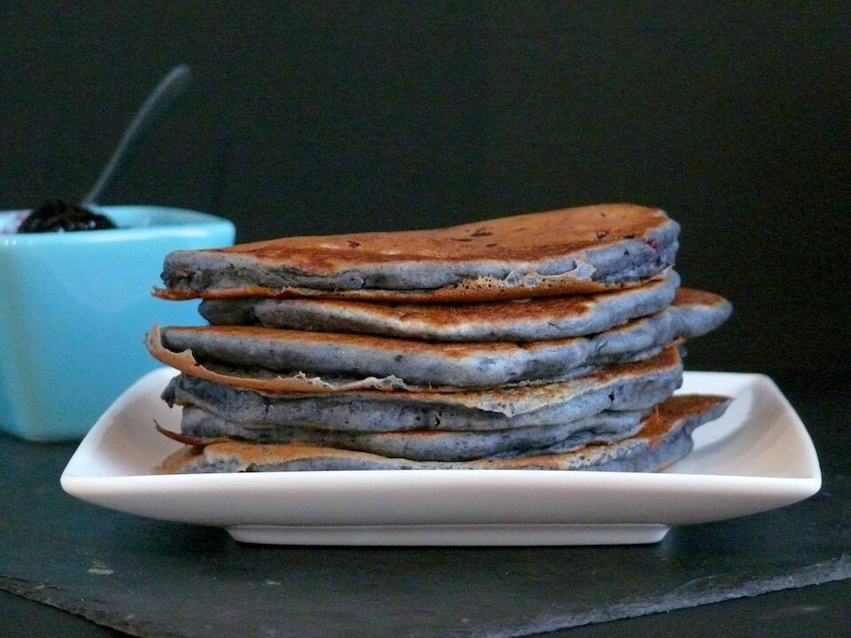 Pancakes myrtilles