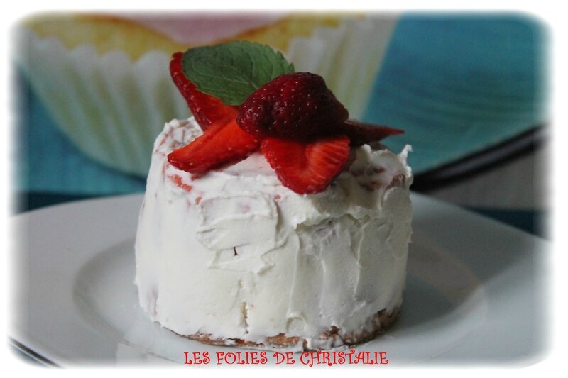 Gâteau des anges fraises 2