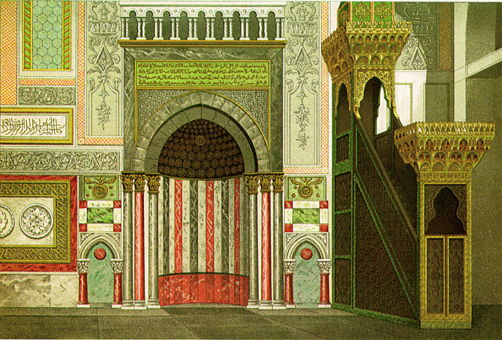 sanctuaire-de-la-mosquc3a9e-al-acza-c3a0-jc3a9rusalem-daprc3a8s-une-photographie-et-une-aquarelle