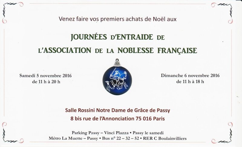 Invitation aux Journées d'entraide ANF 2016
