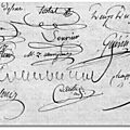 LA ROCHE-SUR-YON (85) - <b>1816</b> - HOMMAGE RENDU AU GÉNÉRAL NICOLLON DES ABBAYES PAR LA MUNICIPALITÉ