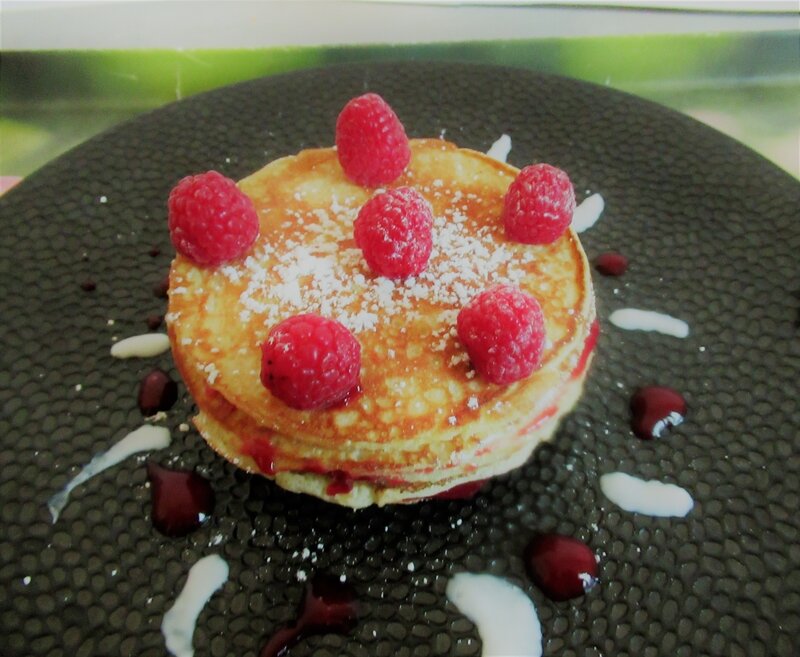 pancake_au_coulis_de_framboises du chef CUSTOS