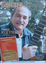 Magazine Guitare Classique Francis Kleynjans