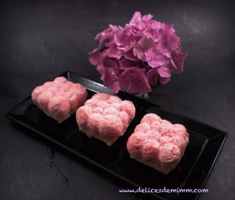 Petits nuages glacés aux fraises 6