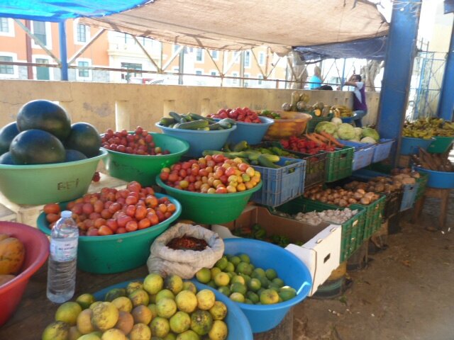 marché aux fruits et légumes Mindelo