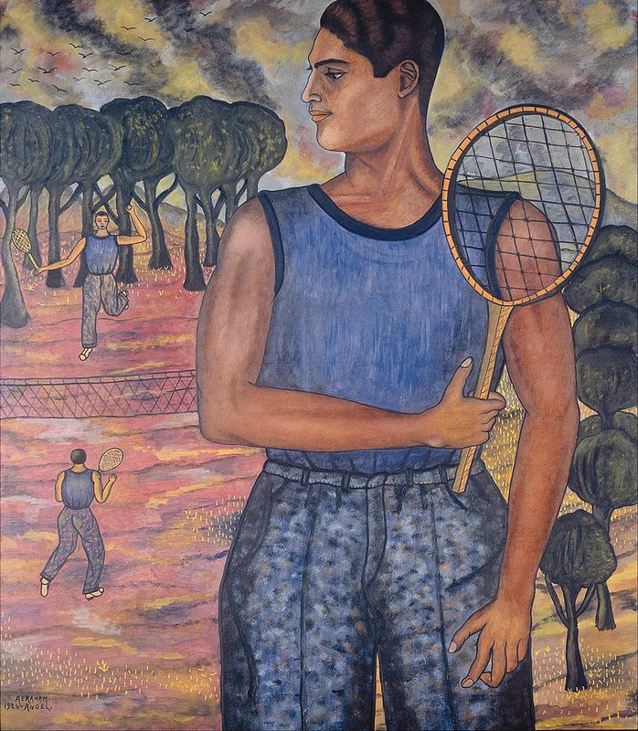 abraham-angel-angel-zarraga-1886-1946-portrait-of-hugo-tilghman-the-tennis-player-1924-artistic-rifki