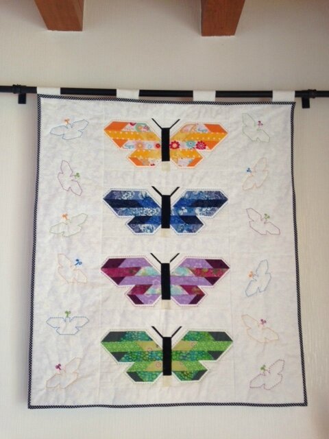 papillons la_fee_pascalette patchwork