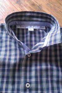 chemise ecossaise col