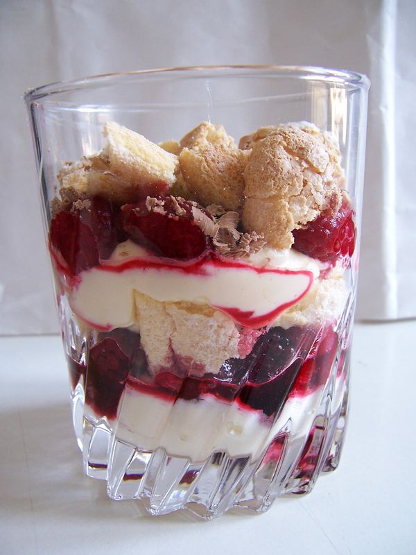Verrines de Tiramisu aux fruits rouges