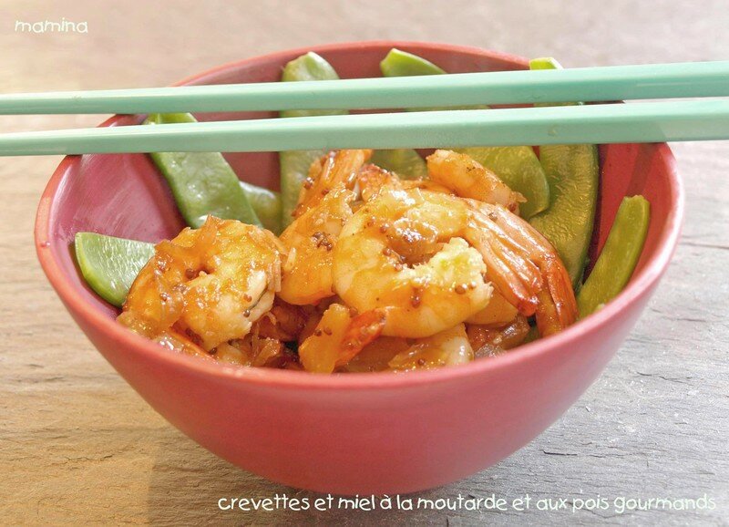  CREVETTES AU MIEL 