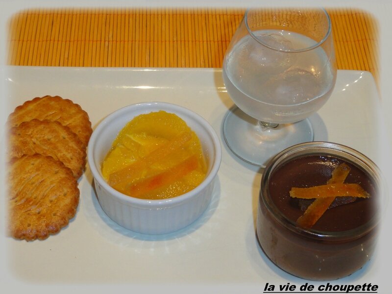 petit pot de crème chocolat salade d'orange-13
