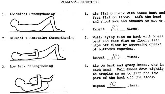 william's exercises