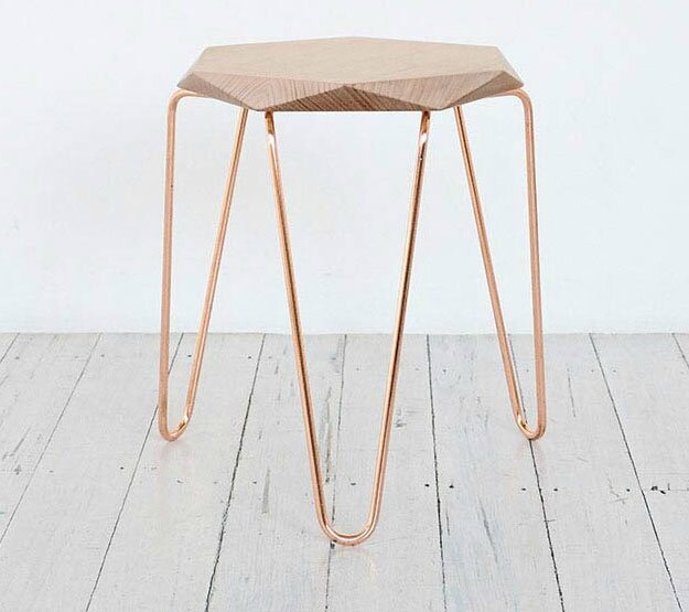 Klein-Gem-Stool-Copper-with-Natural-Top-TUCKBOX_1