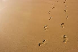 Footprints Stock Photo - Download Image Now - Footprint, Sand, Journey -  iStock