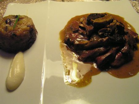 2012 11 29 dîner gastro autour de la truffe - Auberge de la truffe de Sorges (11) - magret de canard à la royale